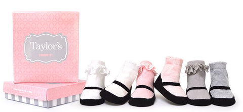Trumpette Taylor's Sock Set, Trumpette, Baby Girl Socks, Baby Shower Gift, Baby Socks, Gift for Baby girl, Gift for Baby Shower, KicKee Pants, Socks for Baby, Socks for Girls, Trumpette, Trum