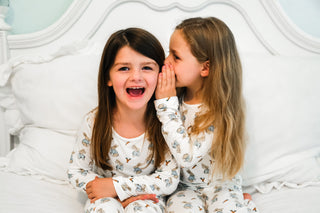 Two Peas Clothing Benny Bunny 2pc Pajama Set, Two Peas Clothing Co, Benny bunny, bunny pajamas, CM22, Easter, Easter bunny, Easter pajamas, long sleeve pajamas, pajama, pajama set, two peas c