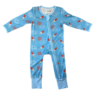 Two Peas Clothing Co Patriotic Pops Convertible Romper, Two Peas Clothing Co, 4th of July, 4th of July Pajamas, Bomb Pop, cf-size-12-18-months, cf-size-18-24-months, cf-size-3-6-months, cf-si