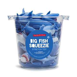 Big Fish Stretch and Squeeze, Two's Company, Big Fish Stretch and Squeeze, cf-type-toys, cf-vendor-twos-company, EB Boy, EB Girls, Shark, Sharks, Stocking Stuffer, Stocking Stuffers, Stretchy