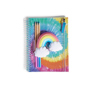 Rainbow Squishy Journal Notebook with Pouch, Two's Company, Cupcake, Gifts for Girls, Gifts for Tween, Journal, Popsicle, Rainbow, Rainbow Squishy Journal Notebook with Pouch, Tween Gift, Two