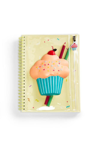 Sweet Treats Squishy Journal Notebook with Pouch, Two's Company, Cupcake, Gifts for Girls, Gifts for Tween, Journal, Popsicle, Sweet Treats Squishy Journal Notebook with Pouch, Tween Gift, Tw