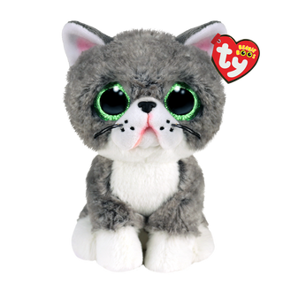 Ty Fergus the Grey Cat Beanie Boo, Ty Inc, Beanie, Beanie Boo, cf-type-beanie-boo, cf-vendor-ty-inc, Fergus the Cat, Stuffed Animal, Ty, Ty Beanie Boo, Ty Cat, Ty Inc, Ty Plush, Ty Stuffed An
