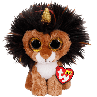 Ty Ramsey the Lioncorn Beanie Boo, Ty Inc, Beanie, Beanie Boo, cf-type-beanie-boo, cf-vendor-ty-inc, Lion, Lioncorn, Stuffed Animal, Ty, Ty Beanie Boo, Ty Inc, Ty Plush, Ty Ramsey the Lioncor