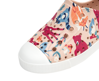Native Jefferson Print - Shell White/ Shell White/ Root Forest Friends, Native, Boys Shoes, cf-size-c11, cf-size-c13, cf-size-c7, cf-size-c8, cf-size-c9, cf-size-j1, cf-type-shoes, cf-vendor-