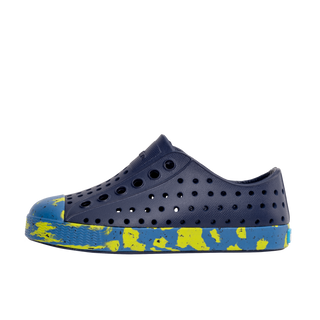 Native Jefferson Marble Shoes - Regatta Blue/ Vallarta Palm Marble, Native, Boys Shoes, cf-size-c10, cf-size-c11, cf-size-c5, cf-size-c6, cf-size-c7, cf-size-c8, cf-size-j1, cf-size-j2, cf-ty
