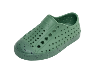 Native Jefferson Bloom Shoes - Ivy Green/ Ivy Green/ Jiffy Speckles, Native, Boys Shoes, cf-size-c11, cf-size-c4, cf-size-c6, cf-size-c7, cf-size-j2, cf-size-j3, cf-type-shoes, cf-vendor-nati