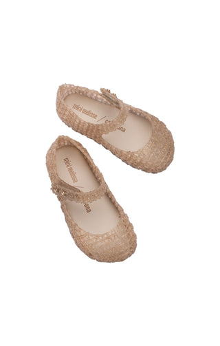 Mini Melissa Mini Campana Papel - Beige Glitter, Grendene, Beige Glitter, Campana, cf-size-10, cf-size-11, cf-size-12, cf-size-5, cf-size-8, cf-size-9, cf-type-shoes, cf-vendor-grendene, Glit