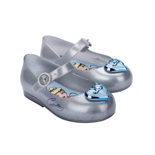 Mini Melissa Mini Sweet Love + Princess BB - Cinderella (Silver), Grendene, cf-size-10, cf-size-11, cf-size-12, cf-size-5, cf-size-7, cf-size-9, cf-type-shoes, cf-vendor-grendene, Cinderella,