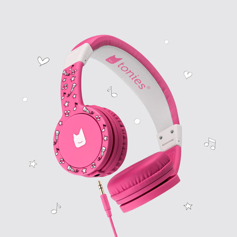 Tonies New Headphones - Pink, Tonies, Headphones, Storytime, Toniebox, Tonies, Tonies Headphones, Toys, Headphone - Basically Bows & Bowties