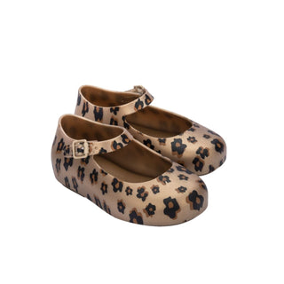 Mini Melissa Mini Dora II BB - Gold / Black / Brown, Grendene, cf-size-6, cf-size-8, cf-type-shoes, cf-vendor-grendene, Cheetah, Grendene, Grendene Mini Melissa, LEopard, mini melissa grenden