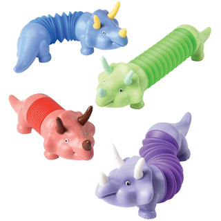 Dinosaur Pop Play Tubes, US Toy Company, Ball, Dino, Dinos, Dinosaur, Dinosaur Pop Play Tubes, Dinosaurs, EB Boy, EB Boys, EB Girls, Sensory Toy, Squishy Toy - Basically Bows & Bowties