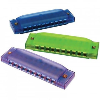 Semi Transparent Harmonica, US Toy Company, EB Boy, EB Boys, EB Girls, Glitter Wand, Harmonica, Wand - Basically Bows & Bowties