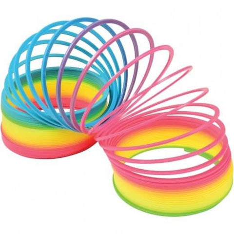 Giant Rainbow Spring, US Toy Company, EB Boy, EB Boys, EB Girls, Jumbo Slinky, Jumbo Spring, Plastic Spring, Slinky, Squishy Toy - Basically Bows & Bowties