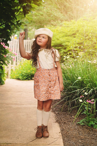 Little Stocking Co Lace Top Knee High Socks - Vanilla Cream, Little Stocking Co, cf-size-0-6-months, cf-size-1-5-3y, cf-size-4-6y, cf-size-6-18-months, cf-size-7-10y, cf-type-knee-high-socks,