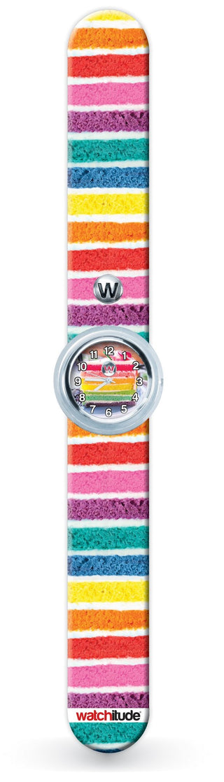 Watchitude Rainbow Cake Slap Watch, Watchitude, Rainbow Cake, Slap Watch, Tween Gift, Watch, Watches, Watchitude, Watchitude Rainbow Cake Slap Watch, Watchitude Watch, Watch - Basically Bows 
