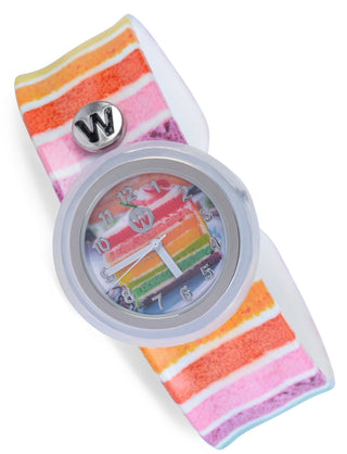 Watchitude Rainbow Cake Slap Watch, Watchitude, Rainbow Cake, Slap Watch, Tween Gift, Watch, Watches, Watchitude, Watchitude Rainbow Cake Slap Watch, Watchitude Watch, Watch - Basically Bows 
