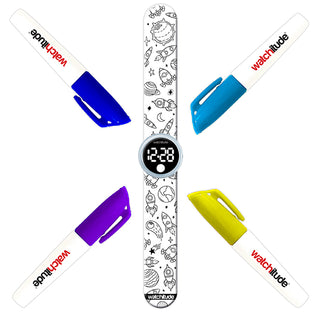 Watchitude Rocket Color Me Digital Slap Watch, Watchitude, Slap Watch, Tween Gift, Watch, Watches, Watchitude, Watchitude Color Me Digital Slap Watch, Watchitude Digital Slap Watch, Watchitud