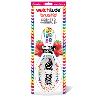 Watchitude Scented Hair Brush - Butterfly Berry, Watchitude, Brush, Easter basket Ideas, EB Girls, Hair Brush, Scented Brush, Scented Hair Brush, Scented Hair Brush - Butterfly Berry, Watchit