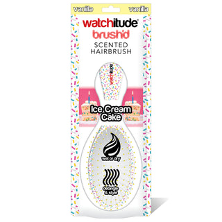 Watchitude Scented Hair Brush - Ice Cream Cake, Watchitude, Brush, Easter basket Ideas, EB Girls, Hair Brush, Scented Brush, Scented Hair Brush, Scented Hair Brush - Tropical Tie Dye, Watchit