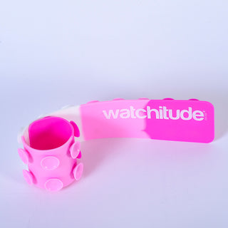 Watchitude Slap Stix - Pink Cloud, Watchitude, Pink Cloud, Slap Bracelet, Slap Stix, Watchitude, Watchitude Slap Stix, Bracelets - Basically Bows & Bowties