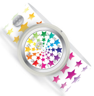 Watchitude Super Star Slap Watch, Watchitude, Cyber Monday, Rainbow, Rainbow Star, Slap Watch, Tween Gift, Watch, Watches, Watchitude, Watchitude Star Watch, Watchitude Super Star Slap Watch,