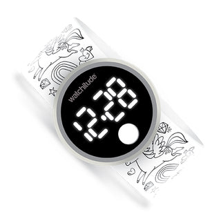 Watchitude Unicorn World Color Me Digital Slap Watch, Watchitude, Slap Watch, Tween Gift, Watch, Watches, Watchitude, Watchitude Color Me Digital Slap Watch, Watchitude Digital Slap Watch, Wa