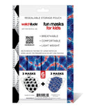Kids Disposable Masks - Soccer / Blue Tie Dye, Watchitude, Child Face Mask, Child Face MAskCute Kids Face MAsk, Cotton Face Mask, Cute Kids Mask, Disposable Face Mask, Els PW 11399, Face Mask