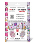 Kids Disposable Masks - Butterfly Picnic / Club Unicorn, Watchitude, Butterfly Picnic / Club Unicorn, Butterfly Picnic / Club Unicorn Disposable Masks, Child Face Mask, Child Face MAskCute Ki