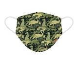 Kids Disposable Masks - Shark Frenzy / Dino Camo, Watchitude, Child Face Mask, Child Face MAskCute Kids Face MAsk, Cotton Face Mask, Cute Kids Mask, Disposable Face Mask, Els PW 11399, Face M