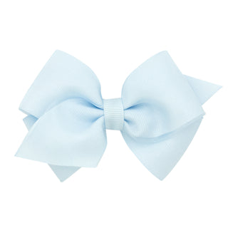 Extra Small Overlay Grosgrain Bow on Clippie (50+ Colors), Wee Ones, cf-size-aqua, cf-size-black, cf-size-blue, cf-size-blue-vapor, cf-size-carmandy, cf-size-coffee, cf-size-dark-navy, cf-siz