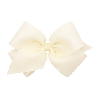 King Overlay Grosgrain Bow on Clippie (50+ Colors), Wee Ones, cf-size-antique-white, cf-size-aqua, cf-size-black, cf-size-blue, cf-size-blue-vapor, cf-size-coffee, cf-size-colonial-rose, cf-s