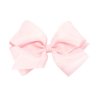 King Overlay Grosgrain Bow on Clippie (50+ Colors), Wee Ones, cf-size-antique-white, cf-size-aqua, cf-size-black, cf-size-blue, cf-size-blue-vapor, cf-size-coffee, cf-size-colonial-rose, cf-s
