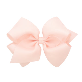 King Overlay Grosgrain Bow on Clippie (50+ Colors), Wee Ones, cf-size-antique-white, cf-size-aqua, cf-size-black, cf-size-blue, cf-size-blue-vapor, cf-size-coffee, cf-size-colonial-rose, cf-s
