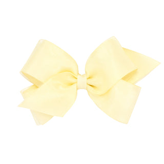 Medium Overlay Grosgrain Bow on Clippie (55+ Colors), Wee Ones, cf-size-antique-white, cf-size-aqua, cf-size-black, cf-size-blue-vapor, cf-size-charcoal, cf-size-coffee, cf-size-colonial-rose