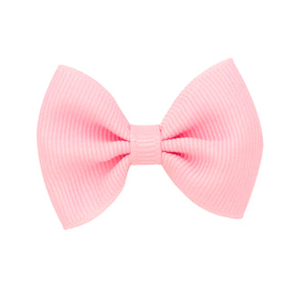 Tiny Bowtie Organza Overlay Bowtie Bow on Clippie (35+ Colors), Wee Ones, cf-type-hair-bow, cf-vendor-wee-ones, Sheer Overlay Bow, Wee Ones Sheer, Wee Ones Sheer Overlay, Hair Bow - Basically