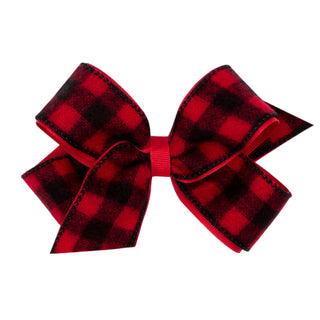 Wee Ones Medium Buffalo Check Overlay Bow, Wee Ones, Buffalo Check, Buffalo Check Overlay Bow, Buffalo Plaid Hair Bow, cf-type-hair-bow, cf-vendor-wee-ones, Medium Buffalo Check Overlay Bow, 