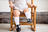 Little Stocking Co Lace Top Knee High Socks - White, Little Stocking Co, cf-size-0-6-months, cf-size-1-5-3y, cf-size-4-6y, cf-size-6-18-months, cf-size-7-10y, cf-type-knee-high-socks, cf-vend